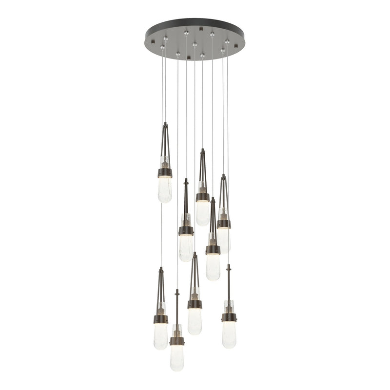 Hubbardton Forge 131100-SKT-STND-14-YG0434 LED Pendant, Oil Rubbed Bronze