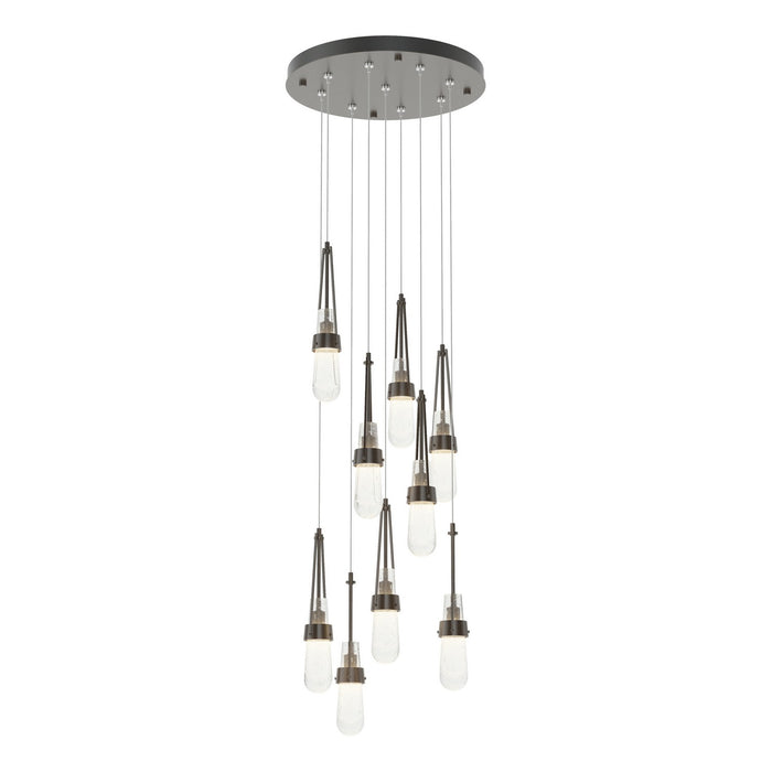 Hubbardton Forge 131100-SKT-STND-14-YG0434 LED Pendant, Oil Rubbed Bronze