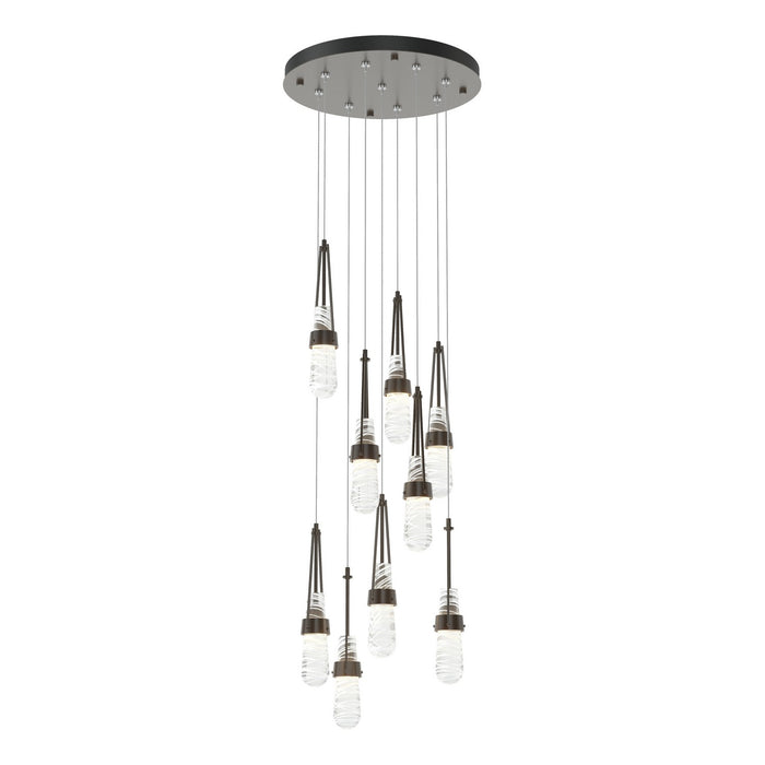 Hubbardton Forge 131100-SKT-STND-14-YJ0434 LED Pendant, Oil Rubbed Bronze