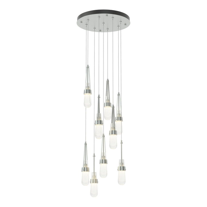 Hubbardton Forge 131100-SKT-STND-82-YG0434 LED Pendant, Vintage Platinum