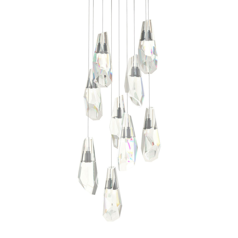 Hubbardton Forge 131101-SKT-LONG-07-CR LED Pendant, Dark Smoke
