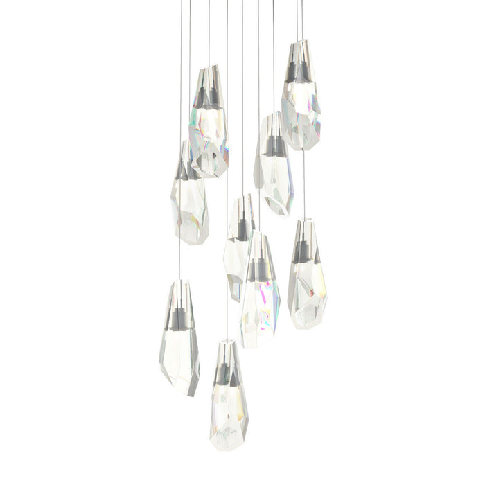 Hubbardton Forge 131101-SKT-LONG-20-CR LED Pendant, Natural Iron