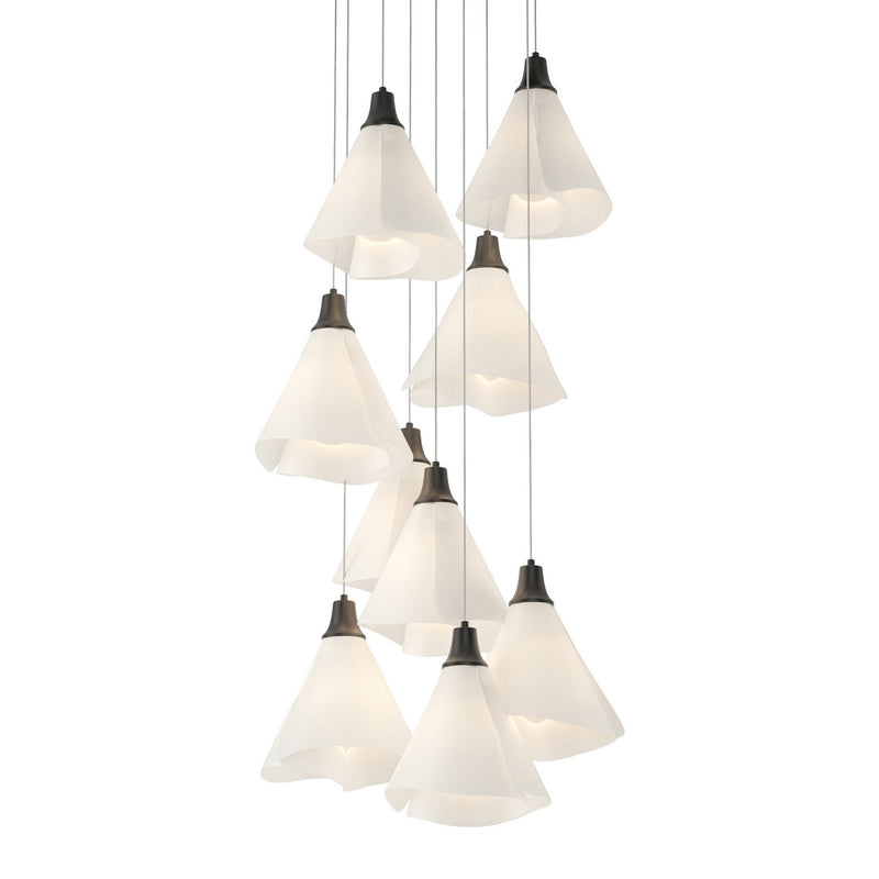 Hubbardton Forge 131102-SKT-LONG-10-SH1987 LED Pendant, Black