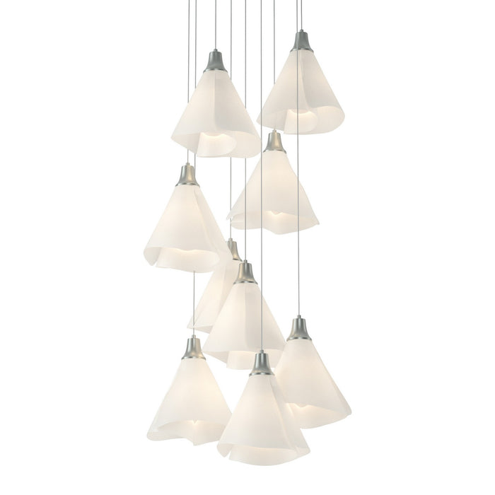 Hubbardton Forge 131102-SKT-LONG-82-SH1987 LED Pendant, Vintage Platinum