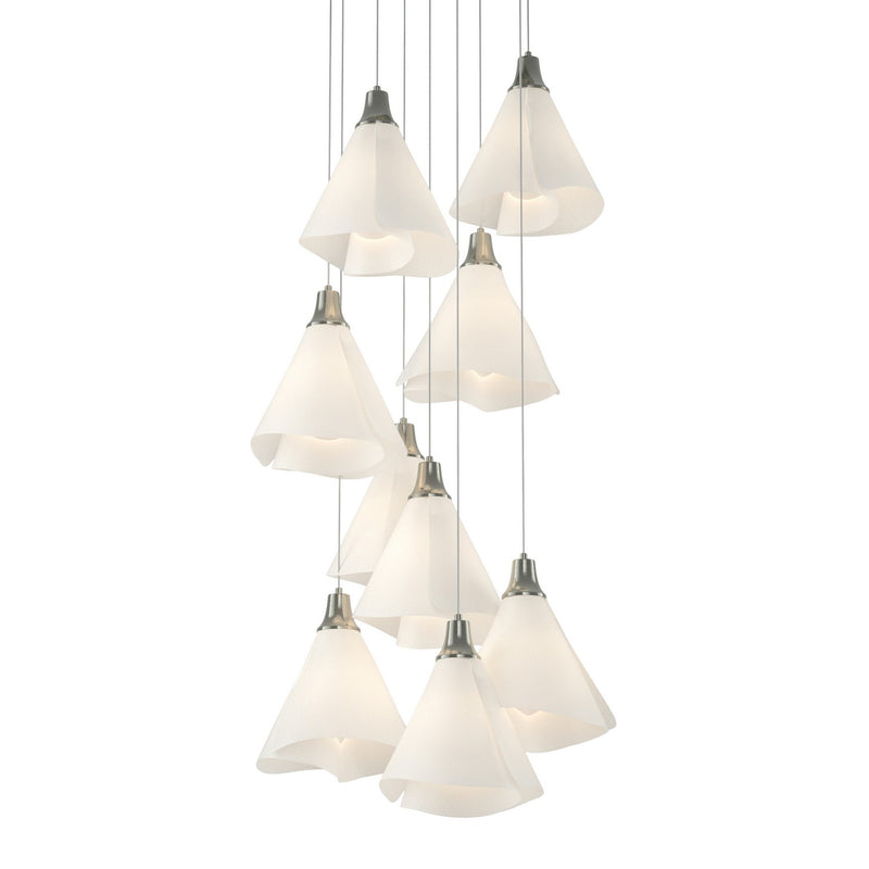 Hubbardton Forge 131102-SKT-LONG-85-SH1987 LED Pendant, Sterling