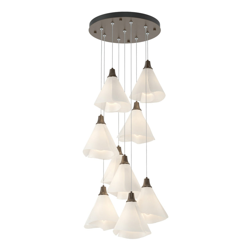 Hubbardton Forge 131102-SKT-STND-05-SH1987 LED Pendant, Bronze