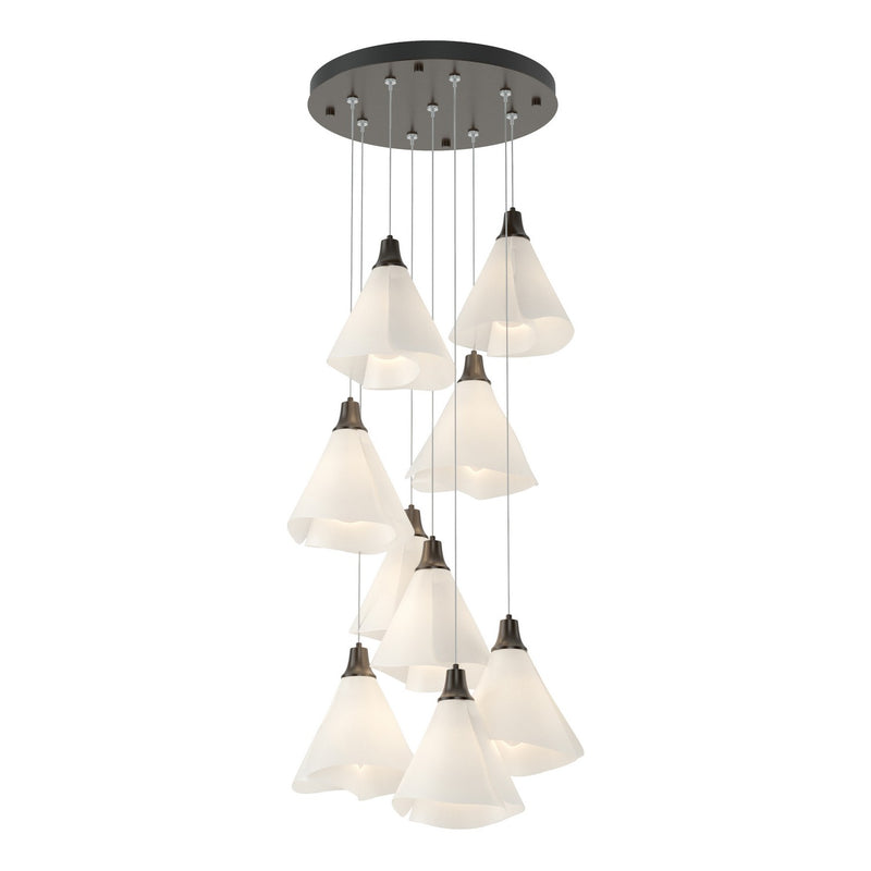Hubbardton Forge 131102-SKT-STND-14-SH1987 LED Pendant, Oil Rubbed Bronze