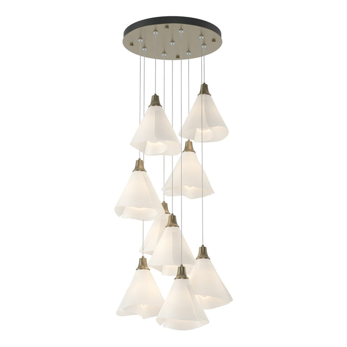 Hubbardton Forge 131102-SKT-STND-84-SH1987 LED Pendant, Soft Gold