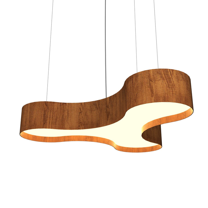 Accord Lighting 1222LED.06 LED Pendant, Imbuia