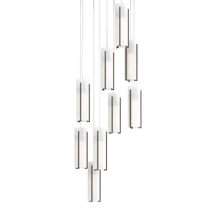 Hubbardton Forge 131104-SKT-LONG-05-GG0065 LED Pendant, Bronze