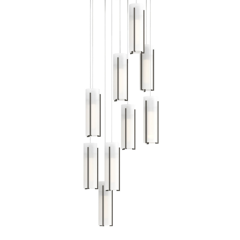 Hubbardton Forge 131104-SKT-LONG-07-GG0065 LED Pendant, Dark Smoke