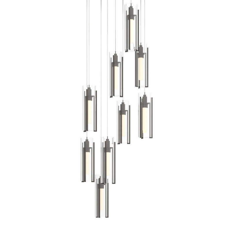Hubbardton Forge 131104-SKT-LONG-07-ZM0065 LED Pendant, Dark Smoke