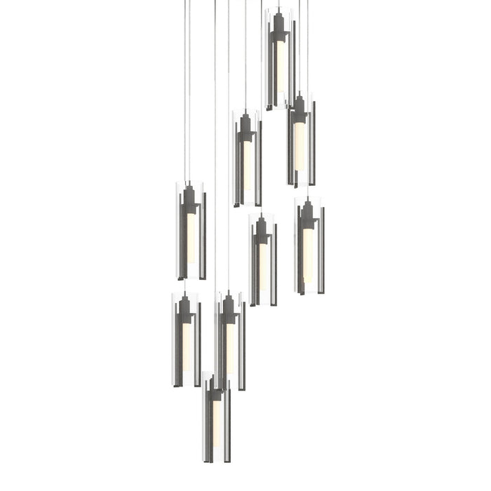 Hubbardton Forge 131104-SKT-LONG-20-ZM0065 LED Pendant, Natural Iron