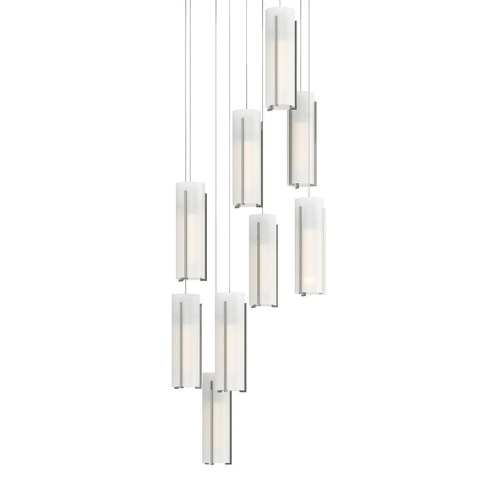 Hubbardton Forge 131104-SKT-LONG-85-GG0065 LED Pendant, Sterling