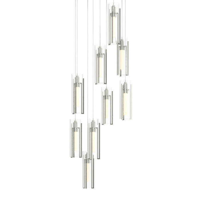 Hubbardton Forge 131104-SKT-LONG-85-ZM0065 LED Pendant, Sterling