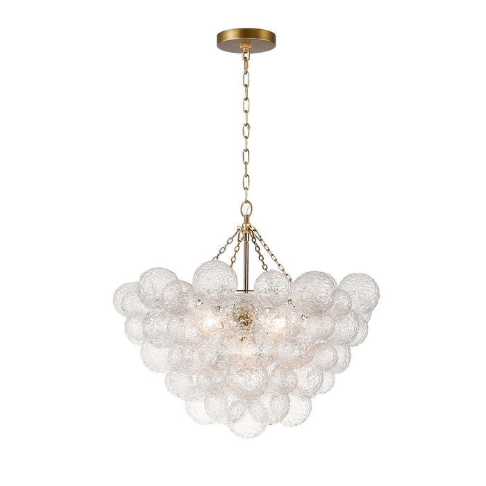 Terracotta Designs H23101RS-5 Five Light Chandelier, Burnished Brass
