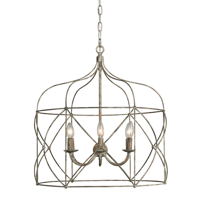 Terracotta Designs H23103-6 Six Light Chandelier, Washed Gray