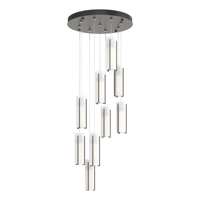 Hubbardton Forge 131104-SKT-STND-07-GG0065 LED Pendant, Dark Smoke