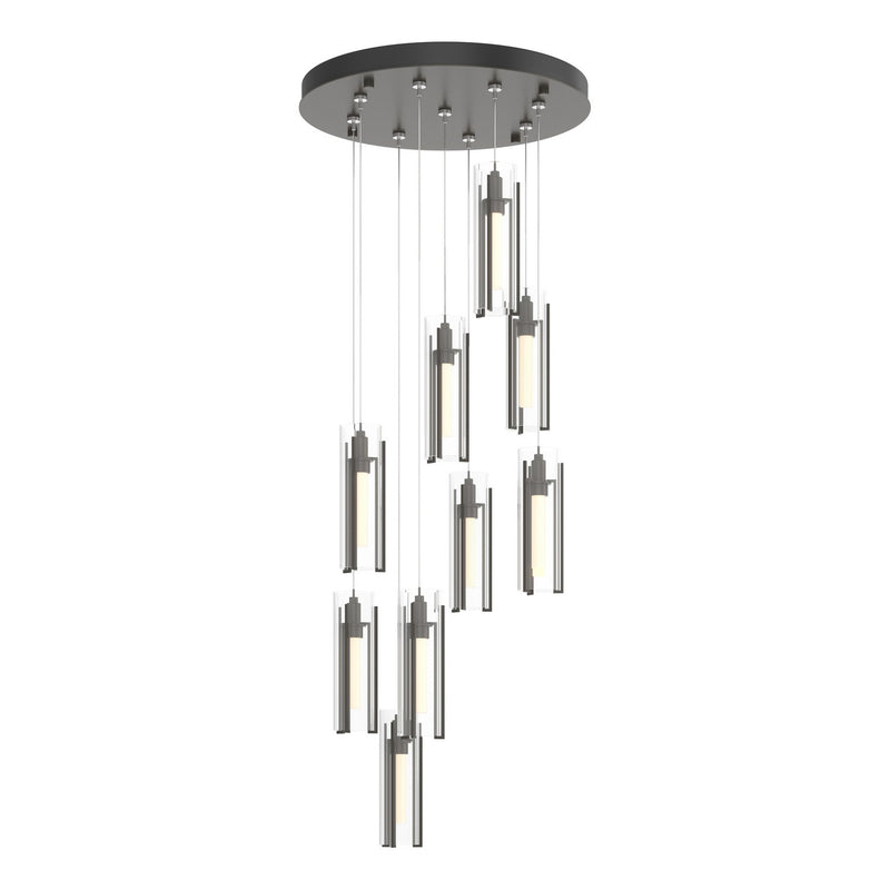 Hubbardton Forge 131104-SKT-STND-07-ZM0065 LED Pendant, Dark Smoke