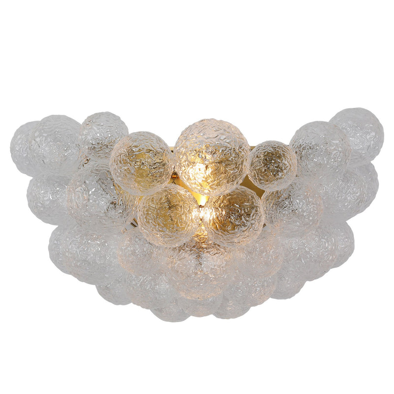 Terracotta Designs W23101-3BS One Light Wall Sconce, Natural Brass