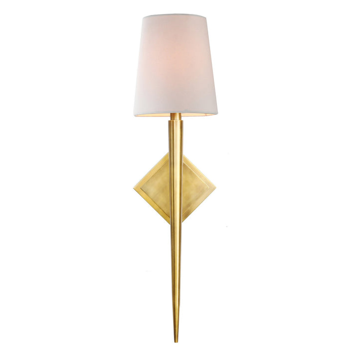Terracotta Designs W23123-1BS One Light Wall Sconce, Antique Brass