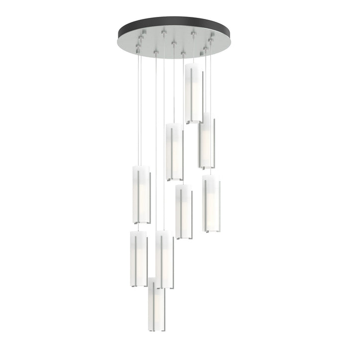 Hubbardton Forge 131104-SKT-STND-82-GG0065 LED Pendant, Vintage Platinum
