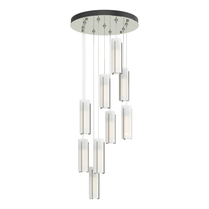 Hubbardton Forge 131104-SKT-STND-85-GG0065 LED Pendant, Sterling