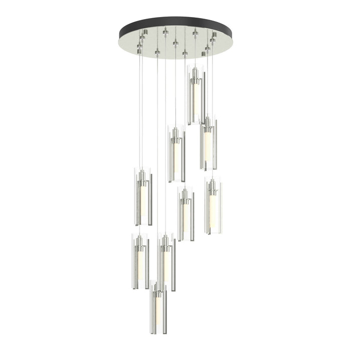 Hubbardton Forge 131104-SKT-STND-85-ZM0065 LED Pendant, Sterling