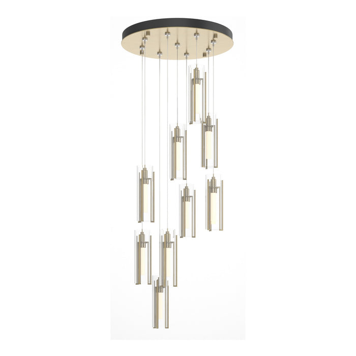 Hubbardton Forge 131104-SKT-STND-86-ZM0065 LED Pendant, Modern Brass