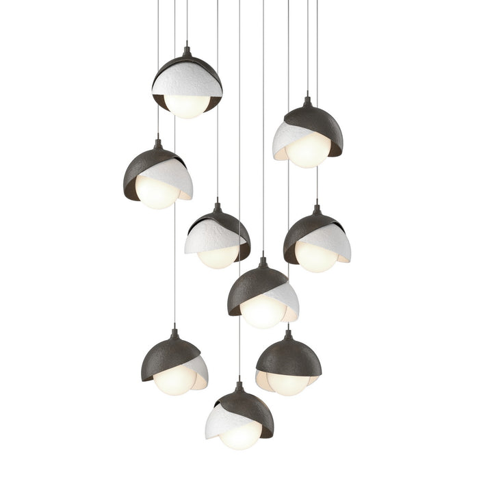 Hubbardton Forge 131105-SKT-LONG-07-02-GG0711 LED Pendant, Dark Smoke