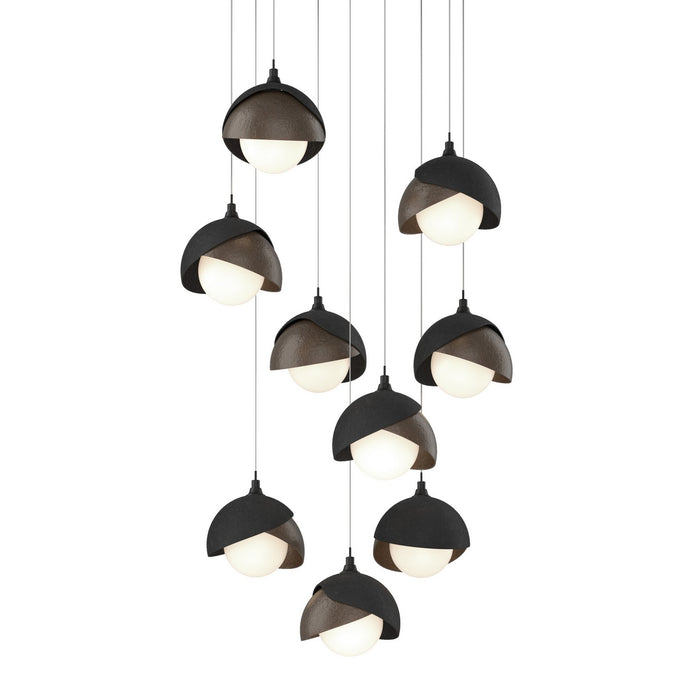 Hubbardton Forge 131105-SKT-LONG-10-10-GG0711 LED Pendant, Black