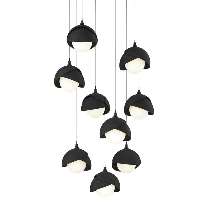 Hubbardton Forge 131105-SKT-LONG-10-10-GG0711 LED Pendant, Black