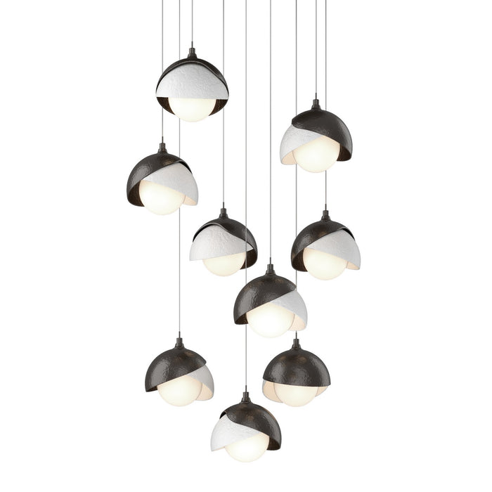 Hubbardton Forge 131105-SKT-LONG-14-02-GG0711 LED Pendant, Oil Rubbed Bronze