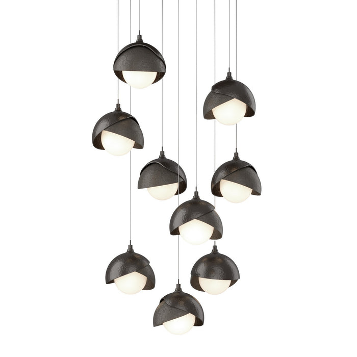 Hubbardton Forge 131105-SKT-LONG-14-07-GG0711 LED Pendant, Oil Rubbed Bronze