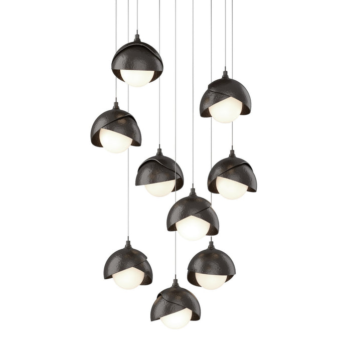 Hubbardton Forge 131105-SKT-LONG-14-14-GG0711 LED Pendant, Oil Rubbed Bronze