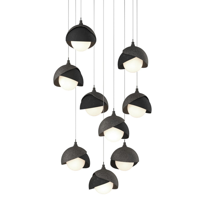 Hubbardton Forge 131105-SKT-LONG-20-10-GG0711 LED Pendant, Natural Iron