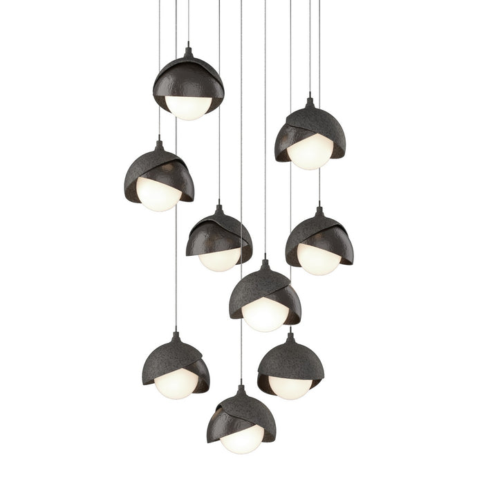 Hubbardton Forge 131105-SKT-LONG-20-14-GG0711 LED Pendant, Natural Iron