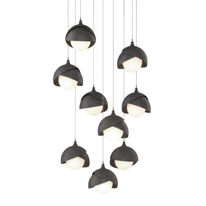 Hubbardton Forge 131105-SKT-LONG-20-20-GG0711 LED Pendant, Natural Iron