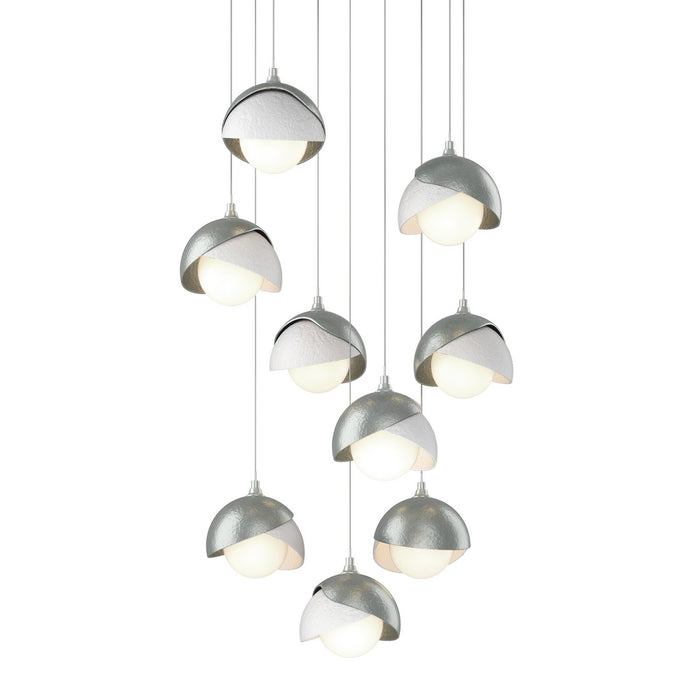 Hubbardton Forge 131105-SKT-LONG-82-02-GG0711 LED Pendant, Vintage Platinum