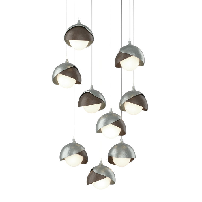 Hubbardton Forge 131105-SKT-LONG-82-05-GG0711 LED Pendant, Vintage Platinum