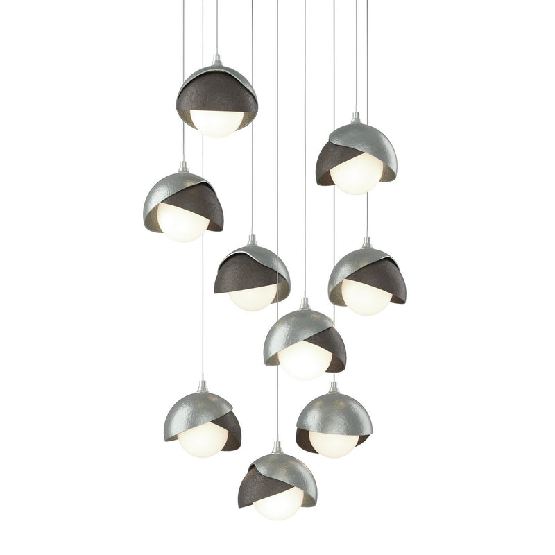 Hubbardton Forge 131105-SKT-LONG-82-07-GG0711 LED Pendant, Vintage Platinum