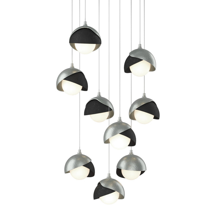 Hubbardton Forge 131105-SKT-LONG-82-10-GG0711 LED Pendant, Vintage Platinum