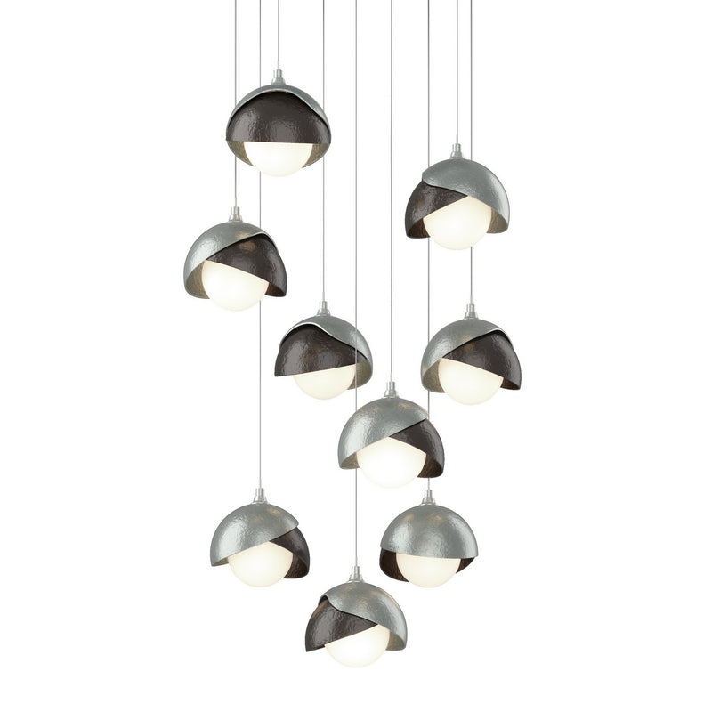 Hubbardton Forge 131105-SKT-LONG-82-14-GG0711 LED Pendant, Vintage Platinum