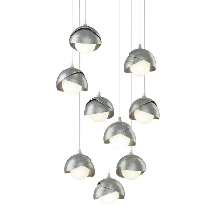 Hubbardton Forge 131105-SKT-LONG-82-82-GG0711 LED Pendant, Vintage Platinum