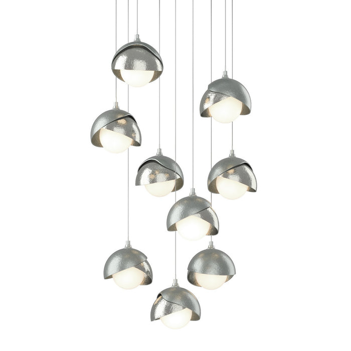 Hubbardton Forge 131105-SKT-LONG-82-85-GG0711 LED Pendant, Vintage Platinum