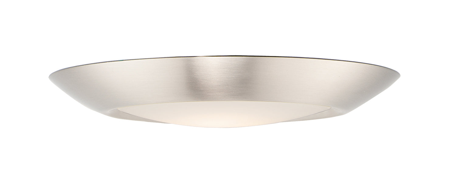 Maxim 57647WTSN LED Flush Mount, Satin Nickel