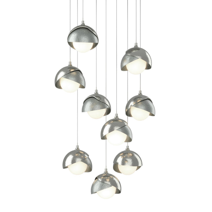 Hubbardton Forge 131105-SKT-LONG-85-82-GG0711 LED Pendant, Sterling