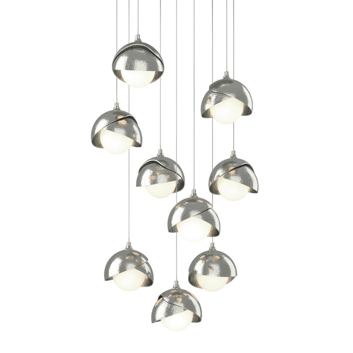 Hubbardton Forge 131105-SKT-LONG-85-85-GG0711 LED Pendant, Sterling