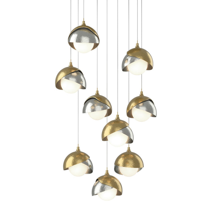 Hubbardton Forge 131105-SKT-LONG-86-85-GG0711 LED Pendant, Modern Brass