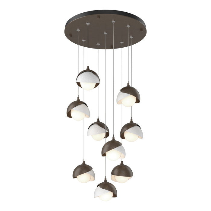 Hubbardton Forge 131105-SKT-STND-05-02-GG0711 LED Pendant, Bronze